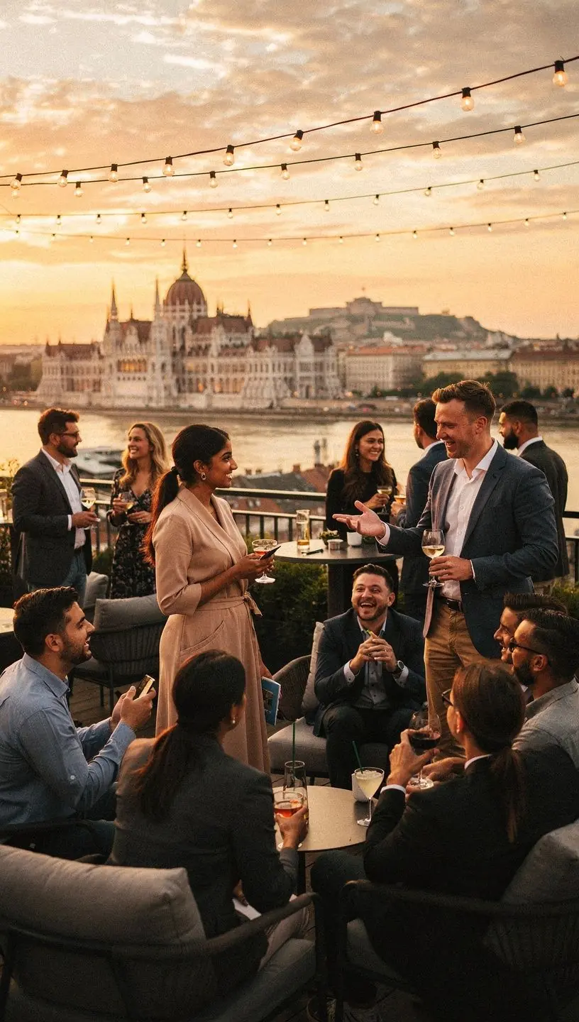 Kéz tart egy nyitott könyvet, amely karrier- és pénzügyi tanácsokat tartalmaz.